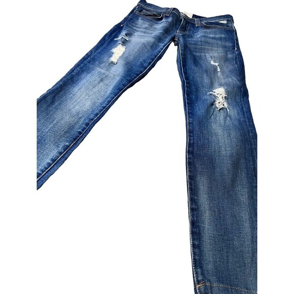 Current Elliot The Stiletto Jeans Womens Distressed Skinny Stretch Mid Rise 24 - Picture 2 of 9